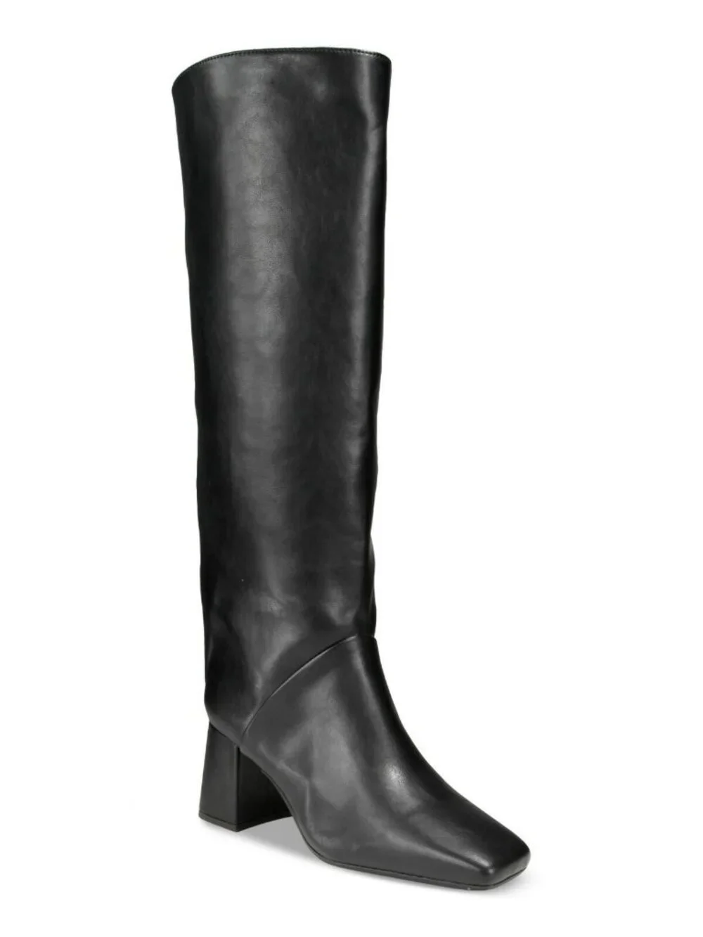 On 34th Womens Millerr Square Toe Block Heel Boots Black New $120